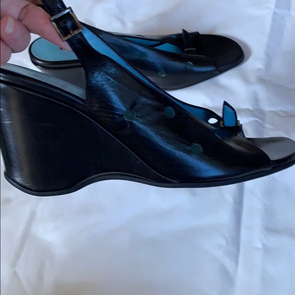 Thierry Rabotin: Beautiful Condition Black Wedge - Picture 3 of 8